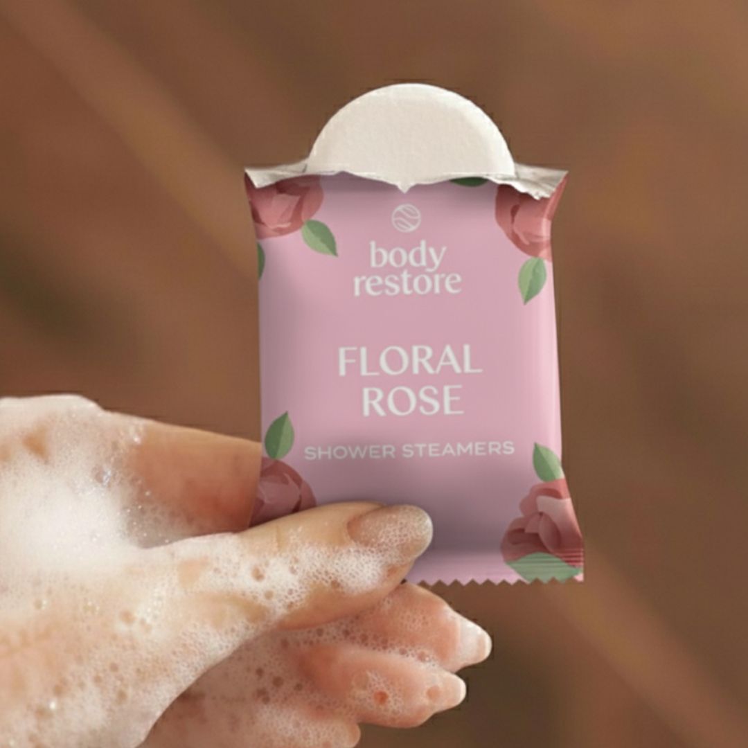 Floral Rose Shower Steamers - Paquete de 15