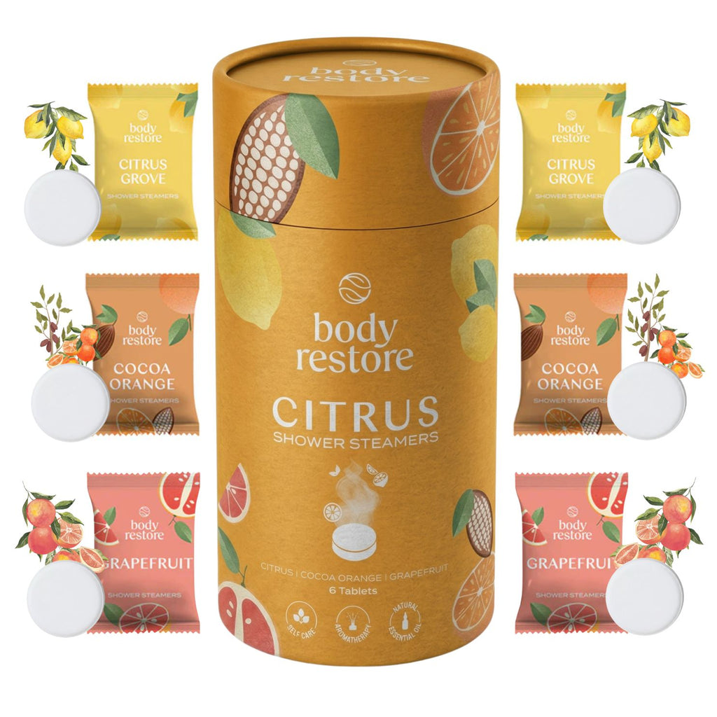 Citrus Mix Shower Steamers - Caja de Regalo de 6