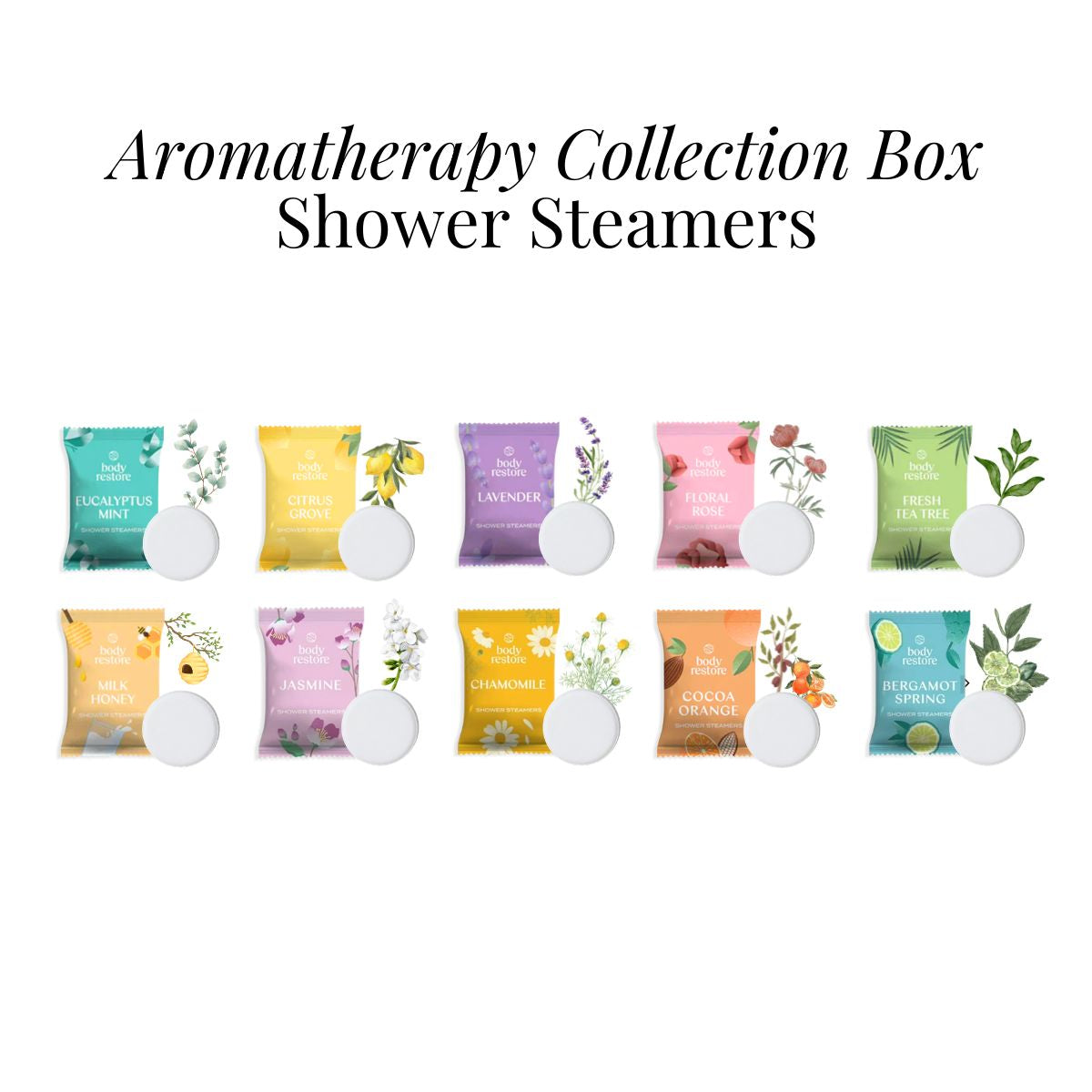 Aromatherapy Collection Box - 30 Shower Steamers