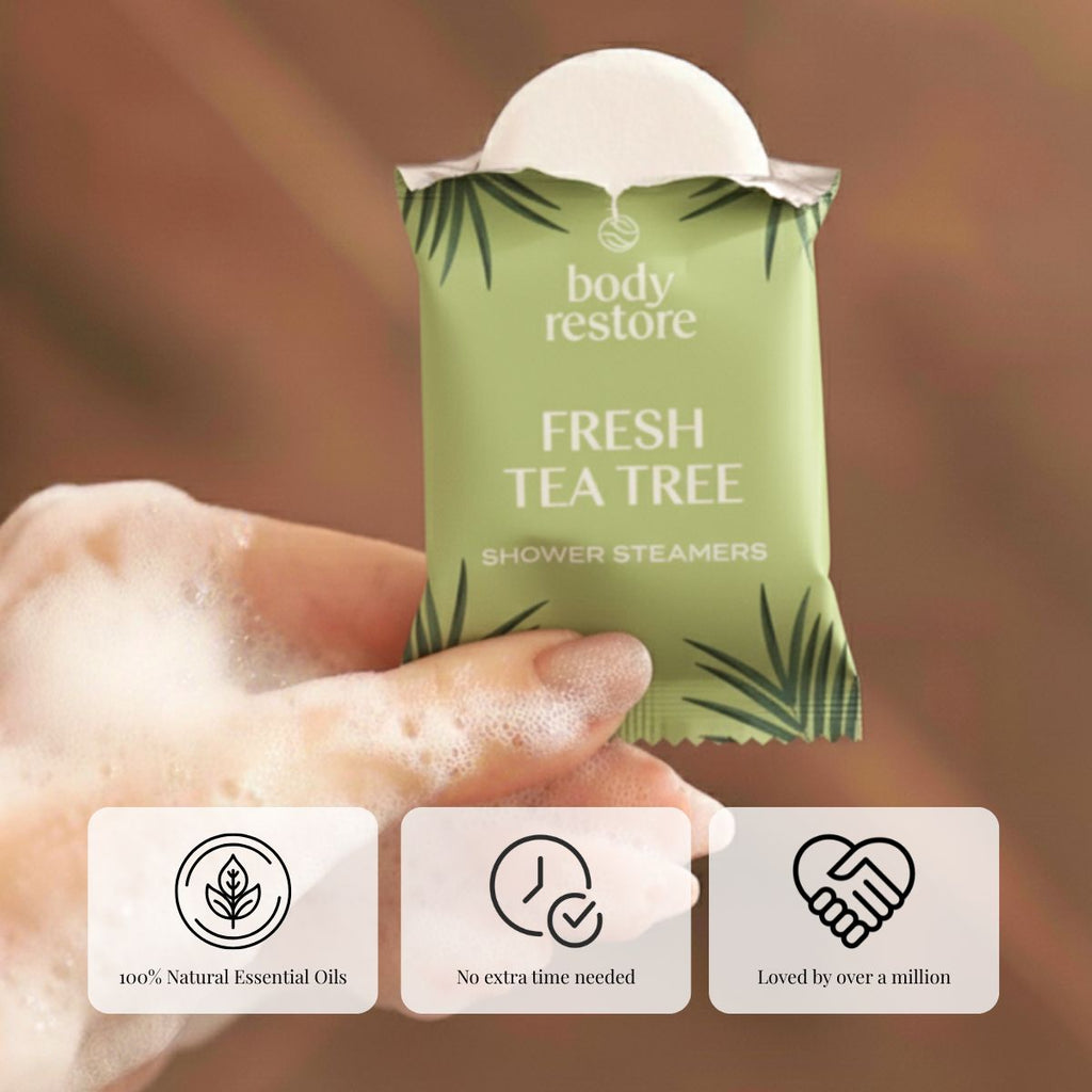 Tea Tree Shower Steamers - Paquete de 15
