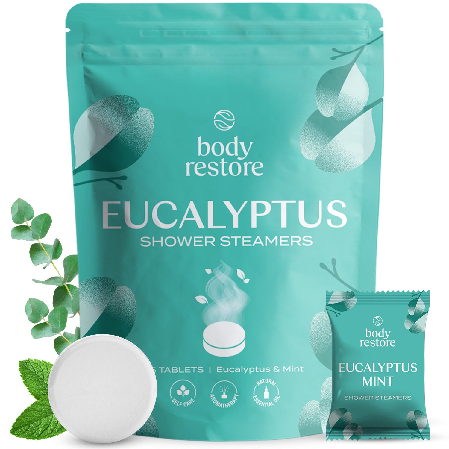 Eucalyptus Shower Steamers - Paquete de 15