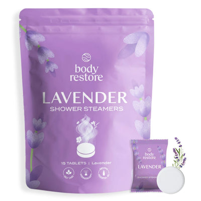 Lavendel Shower Steamers - Paquete de 15