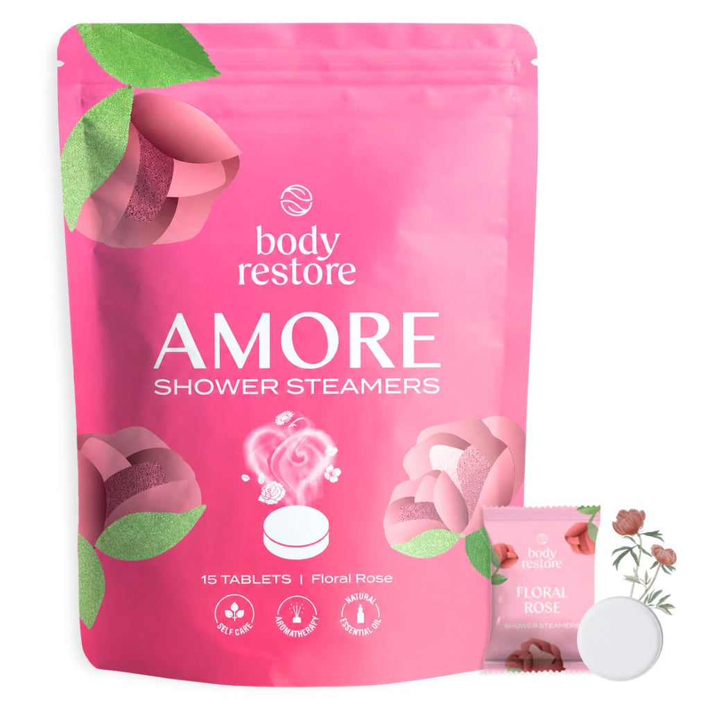 Floral Rose Shower Steamers - Paquete de 15