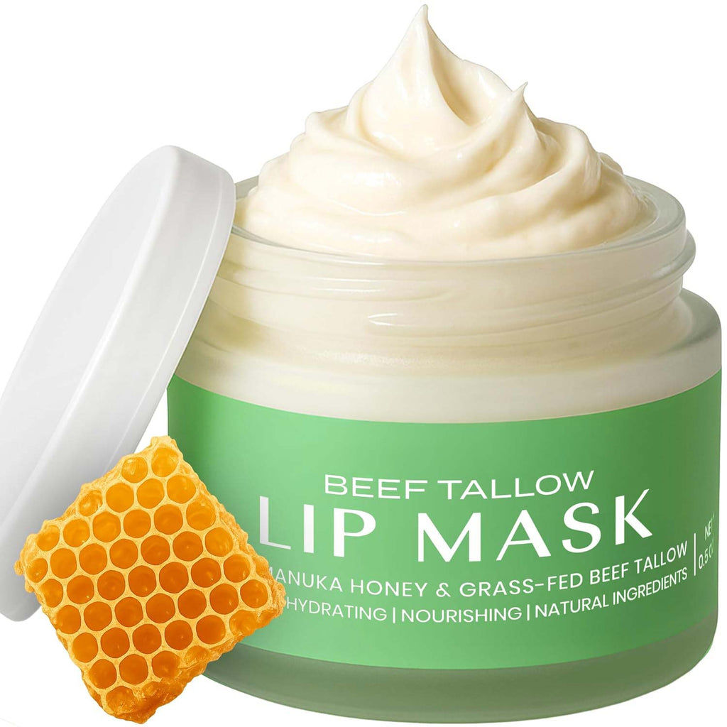 Beef Tallow Lip Mask - Bergamota