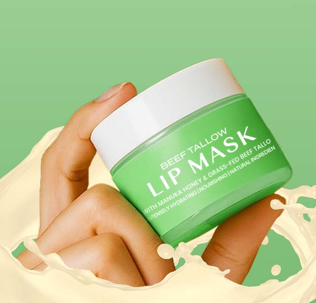 Beef Tallow Lip Mask - Bergamota