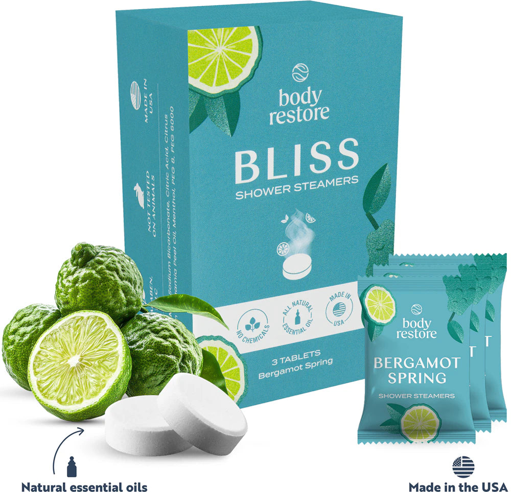 Bergamot Shower Steamers (paquete de 3)