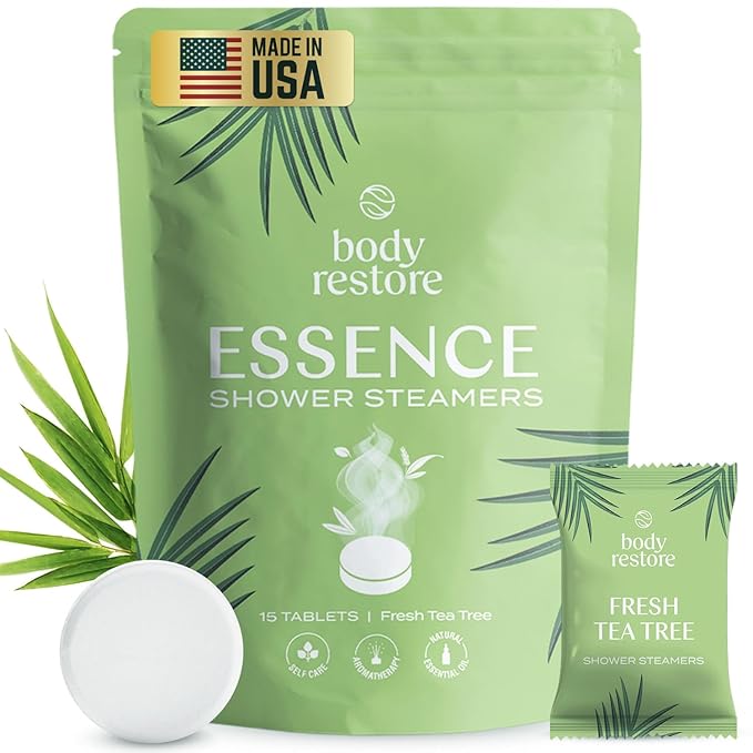 Tea Tree Shower Steamers - Paquete de 15
