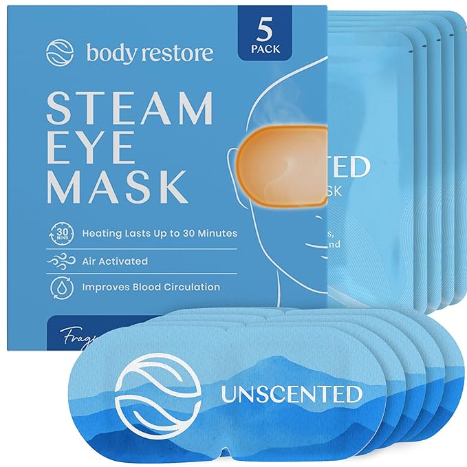 Geurloze Stoom Oogmaskers - Paquete de 5