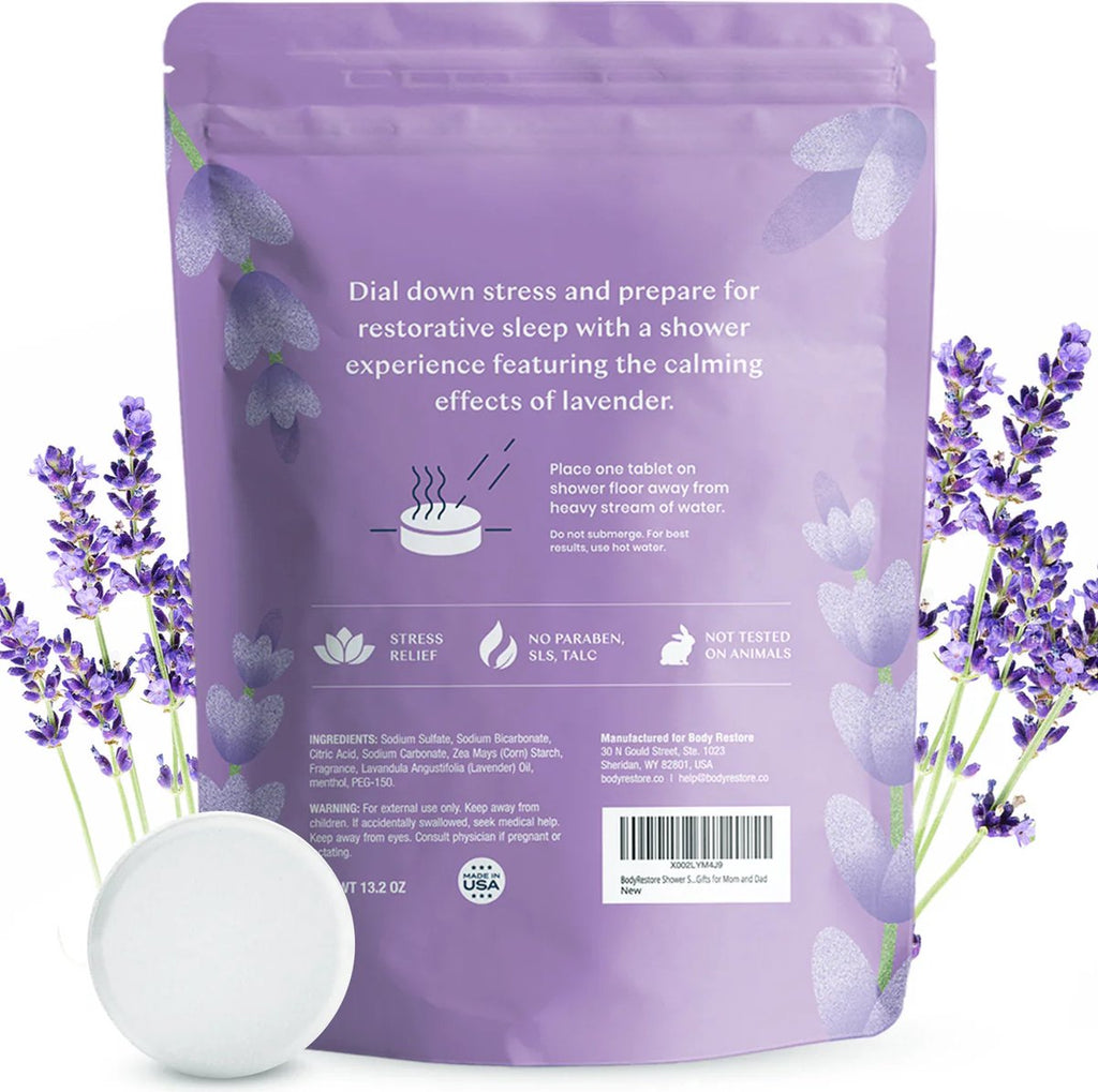 Lavendel Shower Steamers - Paquete de 15