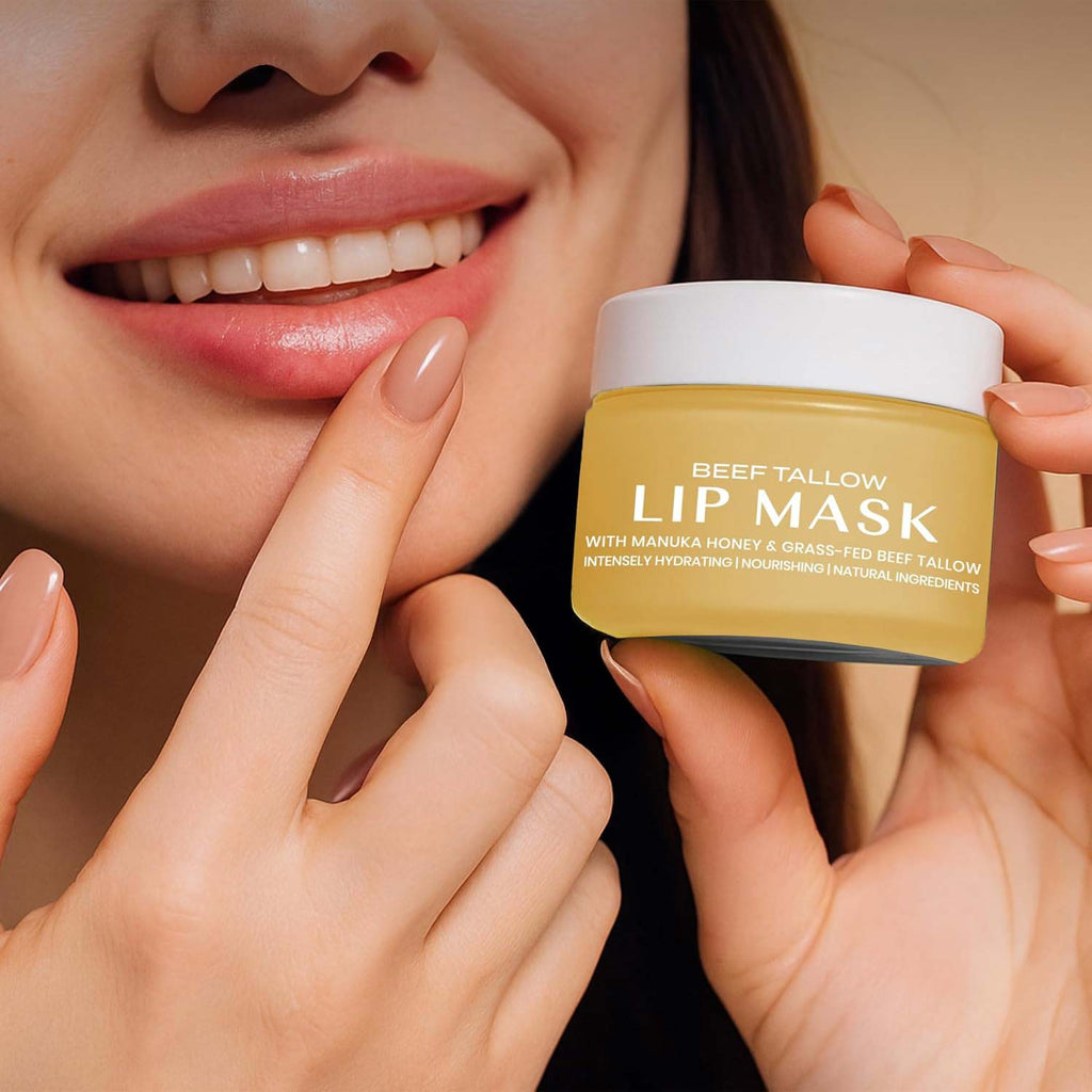 Beef Tallow Lip Mask - Vainilla
