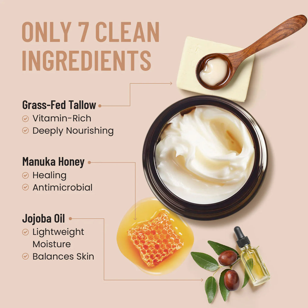Beef Tallow Crème - Geurloos