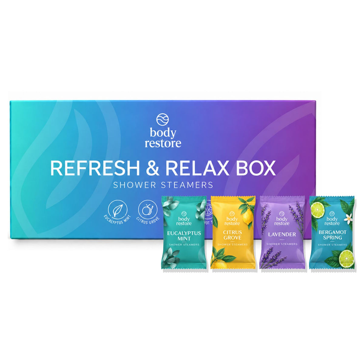 Caja de colección | Refresca y relájate (30 pastillas de ducha)